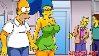 Самая горячая милфа в городе! Симптуны, Симпсоны хентай - порно видео