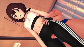 Мегумин закончила упражнения и теперь хочет трахаться в лазарете (версия для взрослых) - порно видео