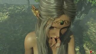 Таинственная лесная анимация. Бесплатная версия - порно видео